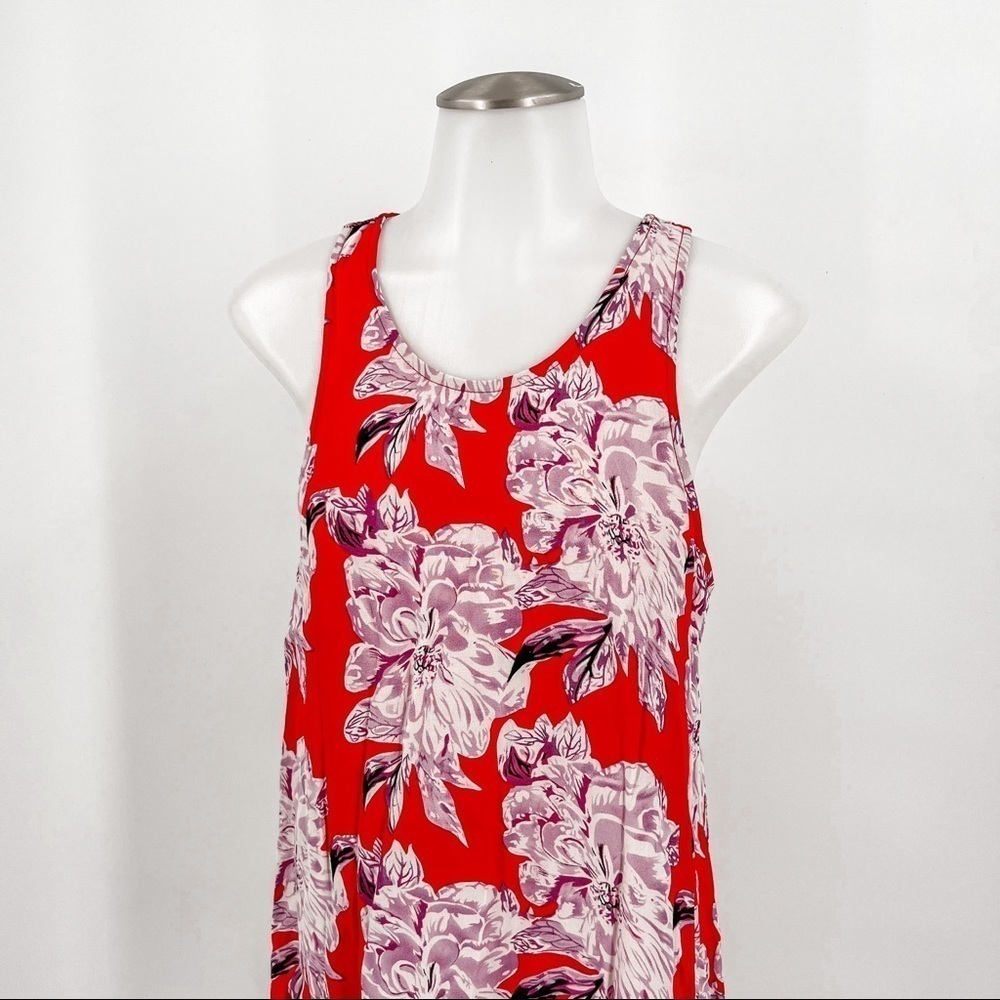 ASTR Floral Red Dress - Picture 2 of 5